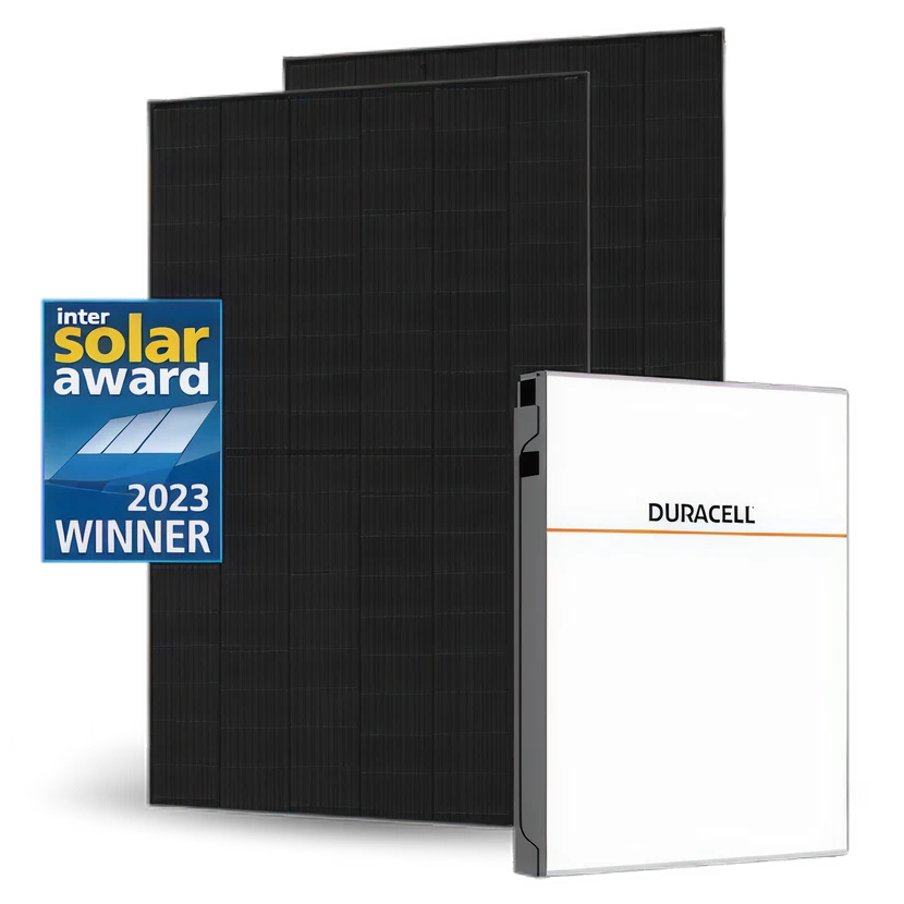 Solar panels and battery storage