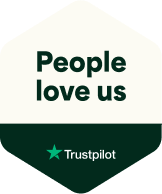 Trustpilot people love us logo